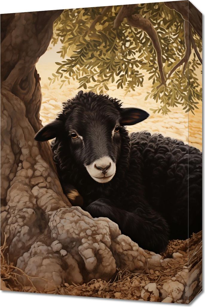 Bild 40x60cm Ruhe in der Dunkelheit