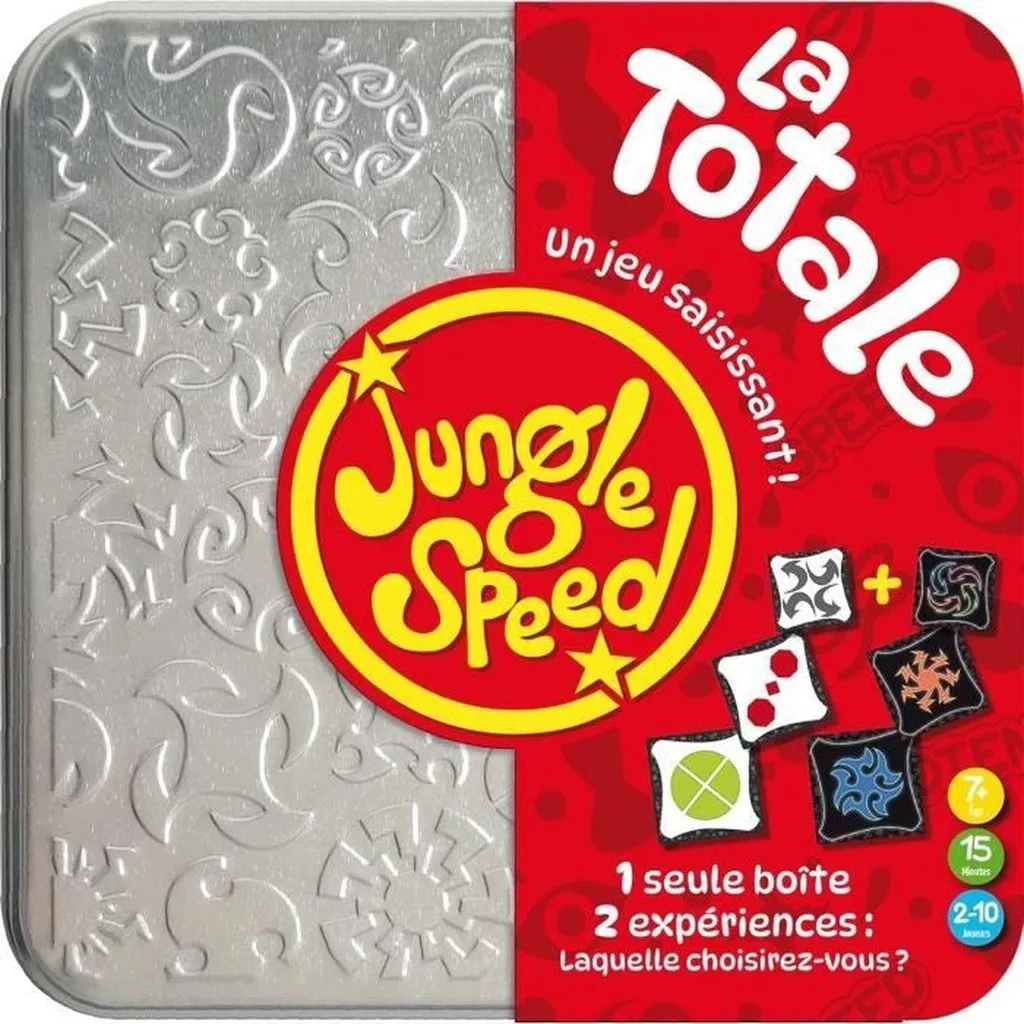 Jeu Jungle Speed La Totale complet avec totem et 150 cartes