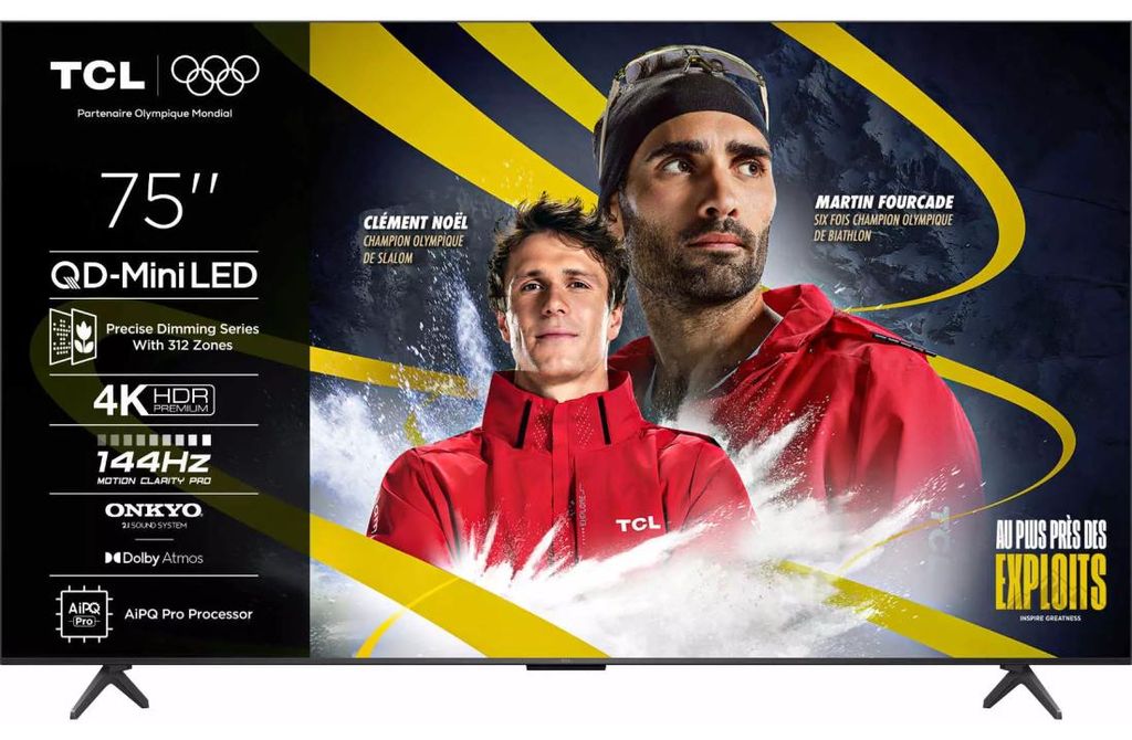 TCL C6K 75C6K TV 190,5 cm (75") 4K Ultra HD Smart TV Wi-Fi Image du produit 