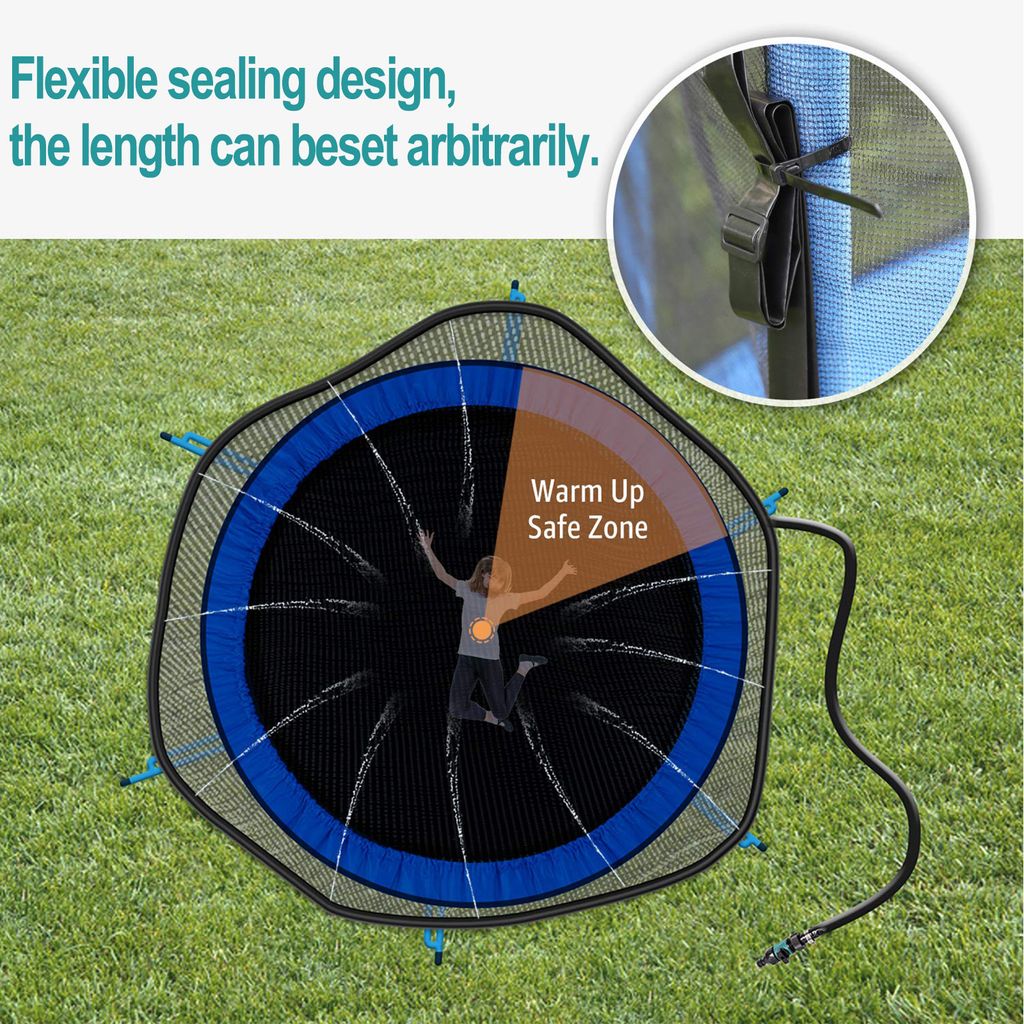 6M Kinder Trampolin Sprinkler fš¹r Outdoor Hinterhof Produktbild 9