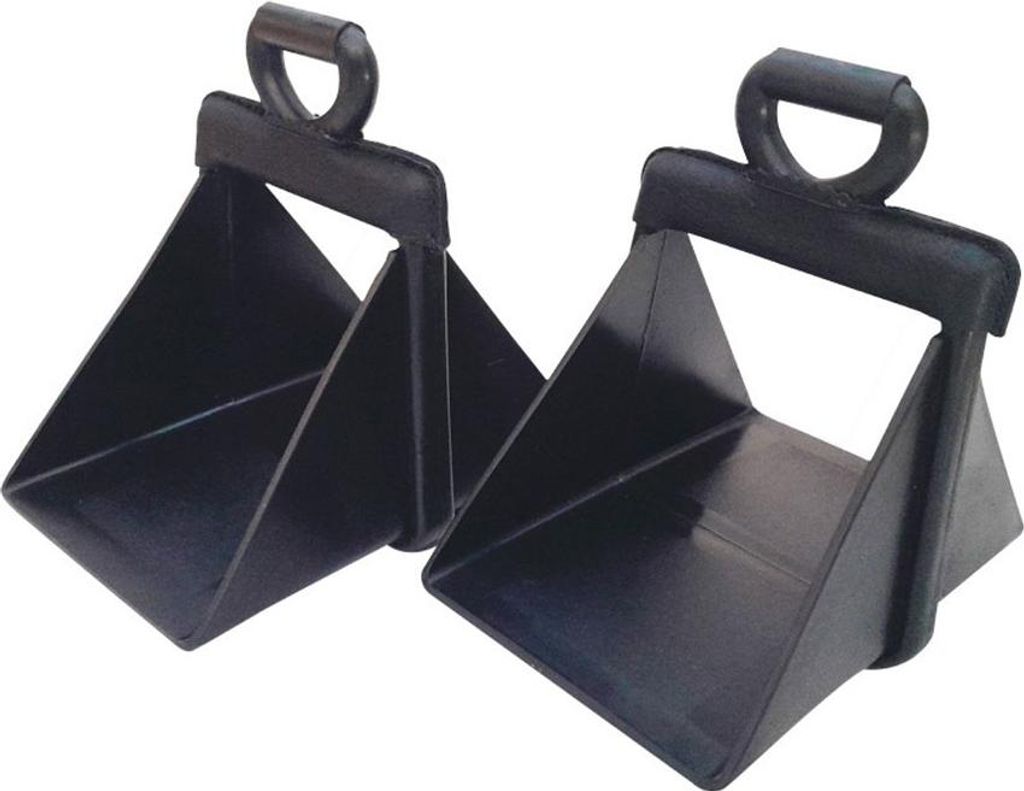 Marjoman Distribucion Nylon Economical Cowboy Steigbügel Schwarz 13x22 cm Schwarz 13x22 cm
