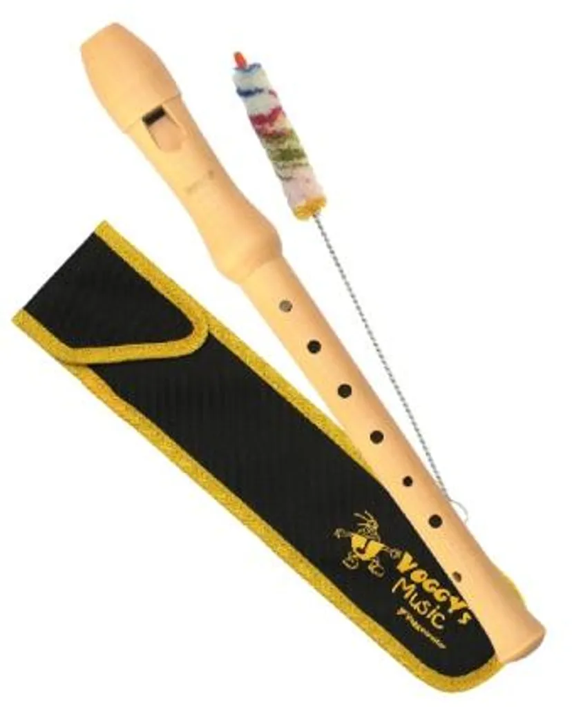 Flûte à bec soprano en bois d'érable véritable style classique - 13