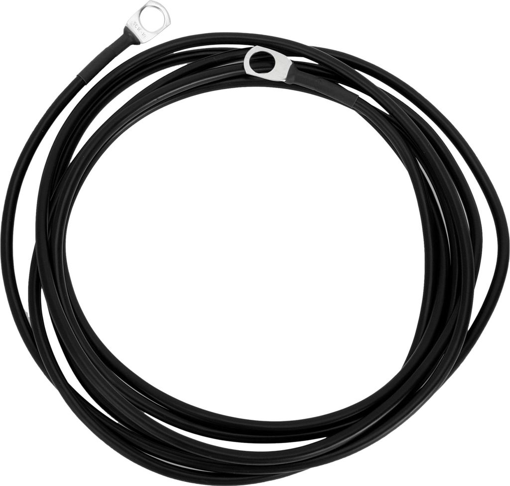 1 Stk. Batterie-Wechselrichterkabel 10 AWG Gauge 10FT 3/8" Lug Batteriekabel Universal für Auto Fahrzeug Boot Wohnmobil Solar verzinntes Kupfer Sc...