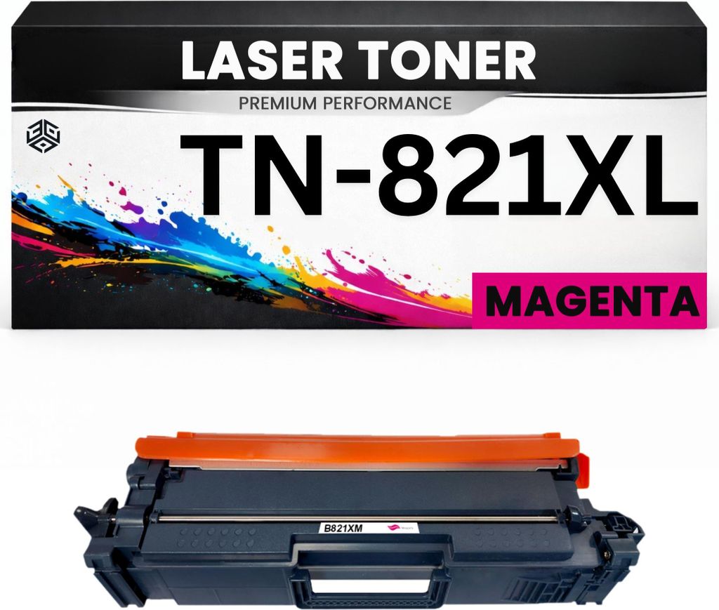 2 x XL Toner TN-821XL M Magenta für Brother kompatibel TN821 XL M Premium Alternativ für Brother HL-L9430CDN, HL-L9470CDN, MFC-L9630CDN, MFC-9670CDN