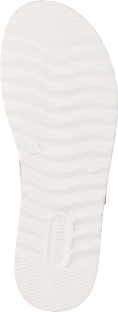 Remonte Damen Sandale elegant mit glänzenden Akzenten am Klettverschluss D0Q59, Größe:39 EU, Farbe:Beige