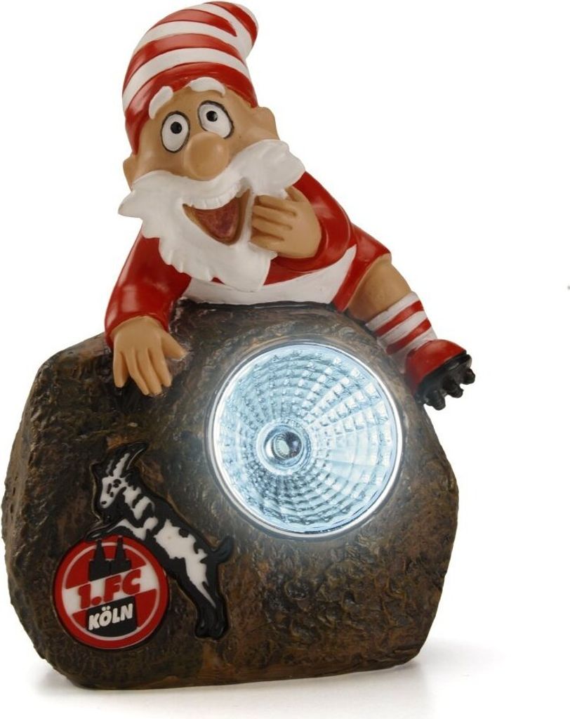 Wetterfest Gartenfigur 1. FC Köln Gartenzwerg Hennes IX - Offizieller Fan-Artikel In Rot 1fc Köln