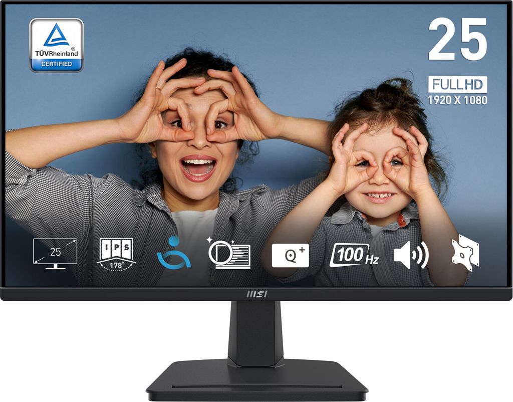 MSI Pro MP251 PC -Bildschirm 62,2 cm (24,5 ") 1920 x 1080 Produktbild 1