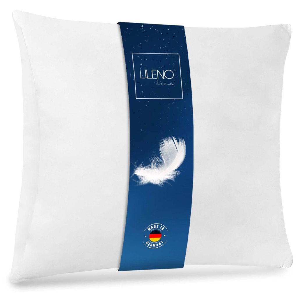 LILENO HOME Federkissen 80x80 cm [1er Set] - Kissen 80 x 80 Produktbild 1