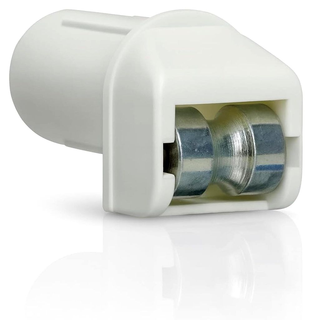 Schnurleitrolle Steckleitrolle für Schnüre bis 5mm Breite | Stahlrolle | geeignet für Rollläden und Jalousien