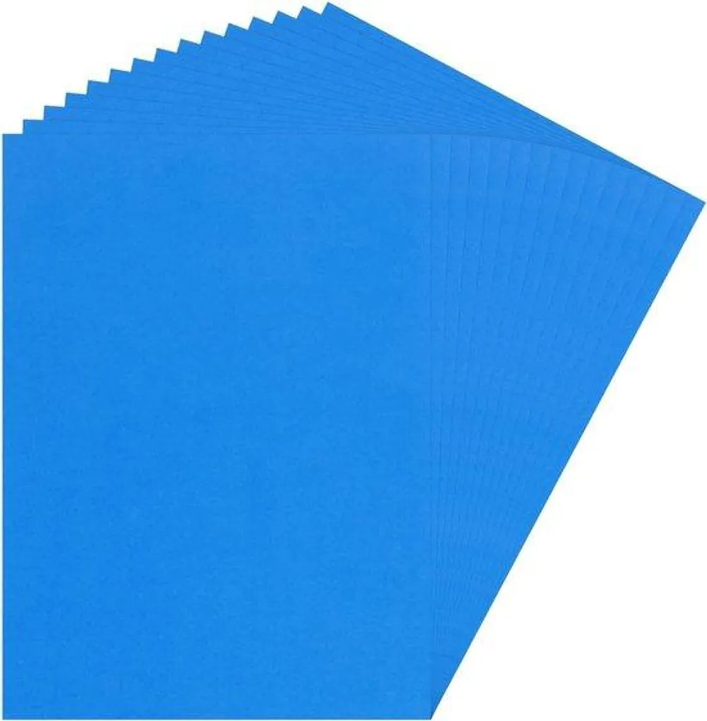 Papier cartonné bleu foncé 50x38 cm 200g : stop aux supports trop fins