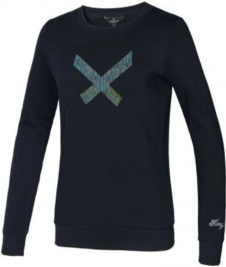 Sweat femme Kingsland Tylee noir col rond Taille L : Chaleur et Style