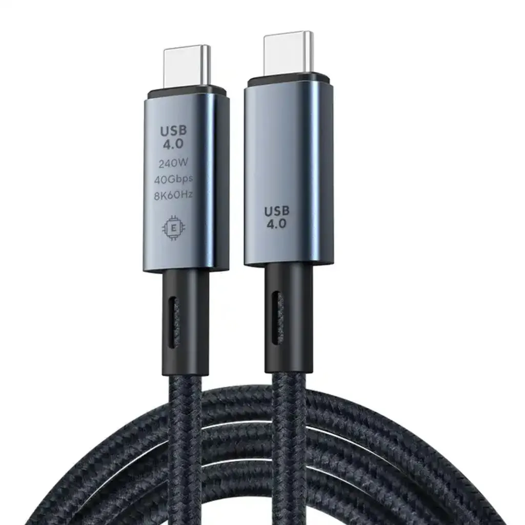 Cavo USB4 Thunderbolt 240W Gaming - Trasferimento Dati 40Gbps 8K Video