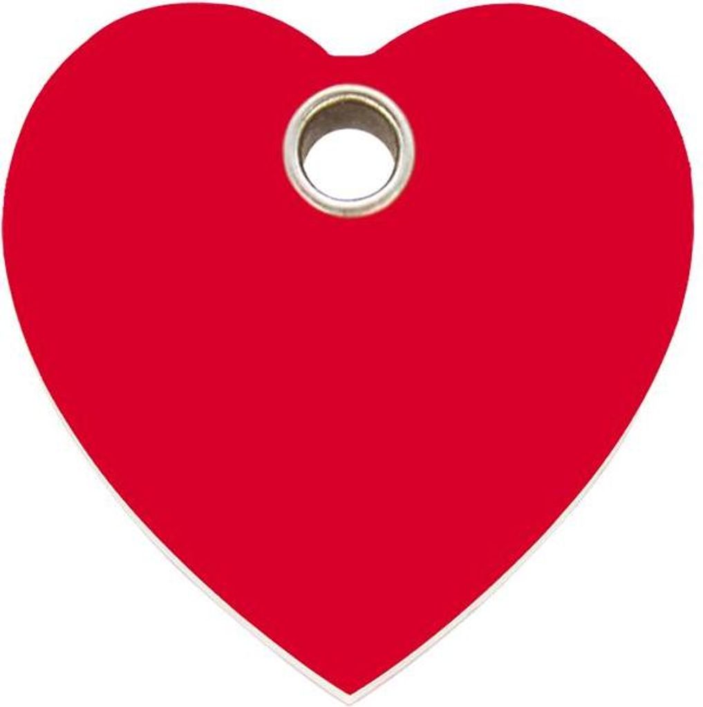 Herz III Kunststofftier Spielstein klein/klein 2,01 cm x 2,01 cm - Reddingo