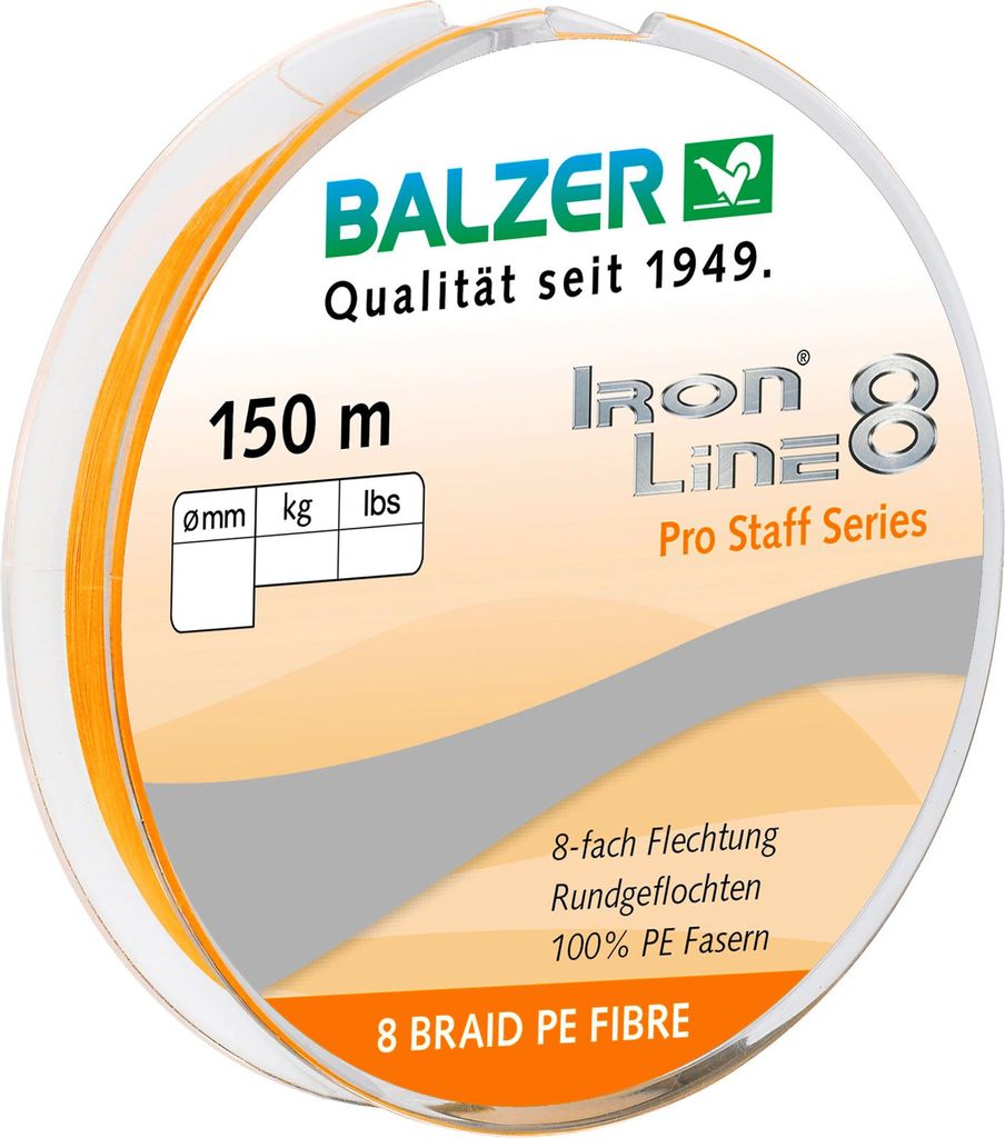 Balzer Ironline 8x orange, 0,08mm, 150m