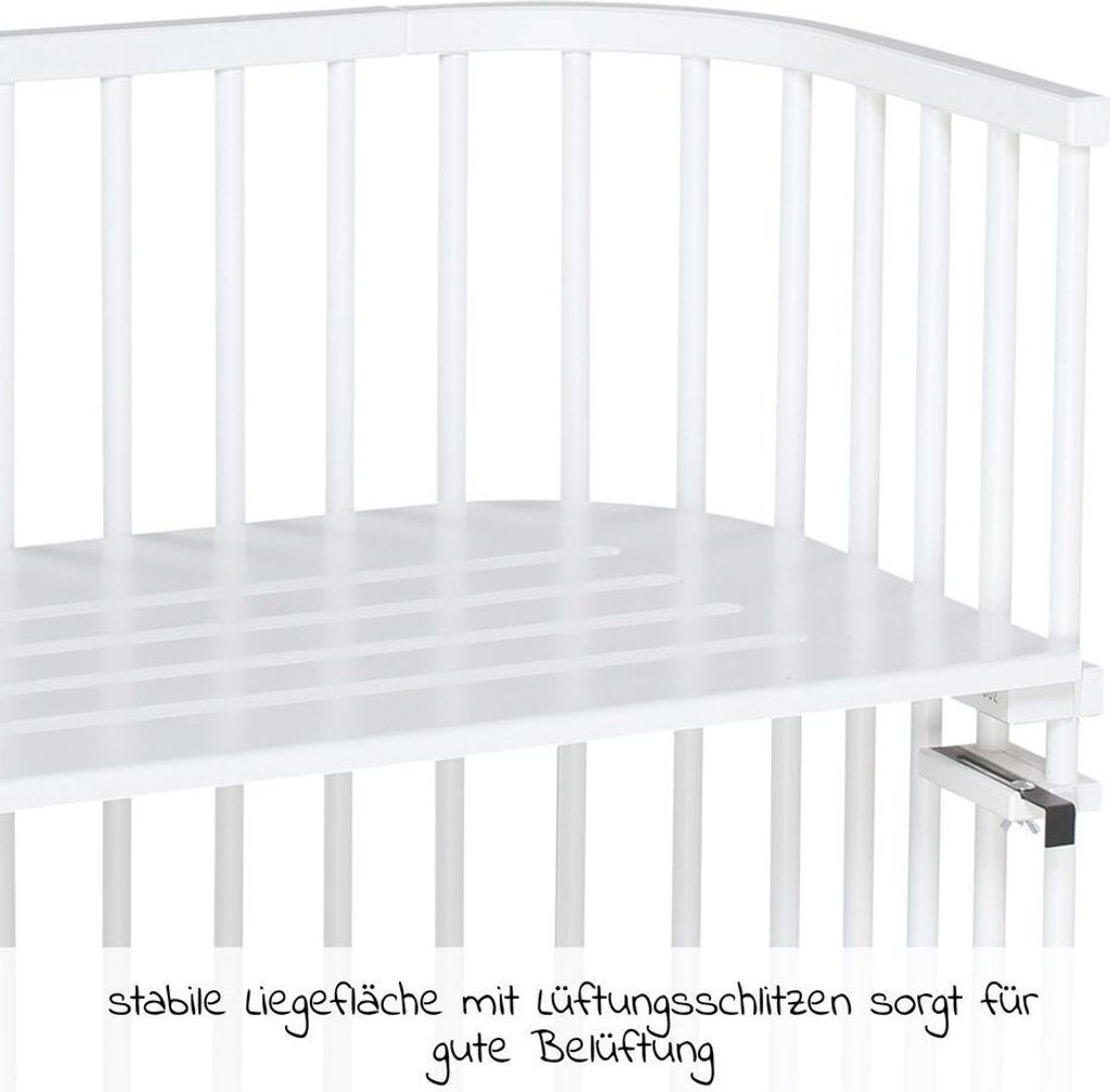 babybay Maxi Beistellbett, weiß lackiert Produktbild 13