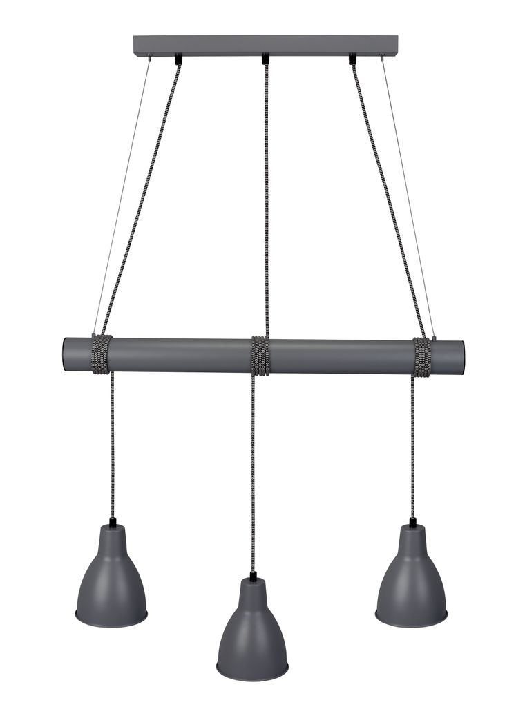 Pendelleuchte anthrazit mit LED, DP18, MeLiTec