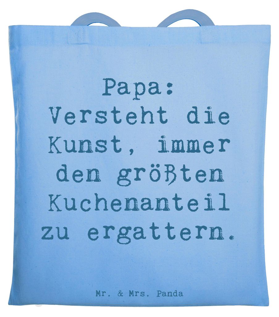 Mr. & Mrs. Panda Schultasche Spruch Papa Kuchenmeister - Produktbild 