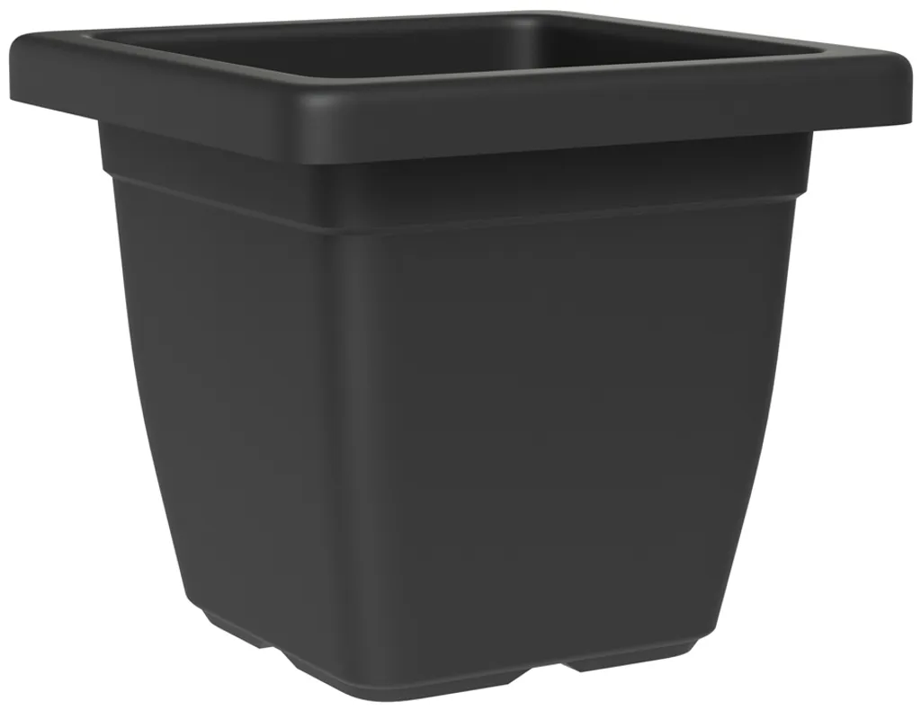 Jardinière Nazca 450 mm Tera Anthracite en Résine Haute Résistance