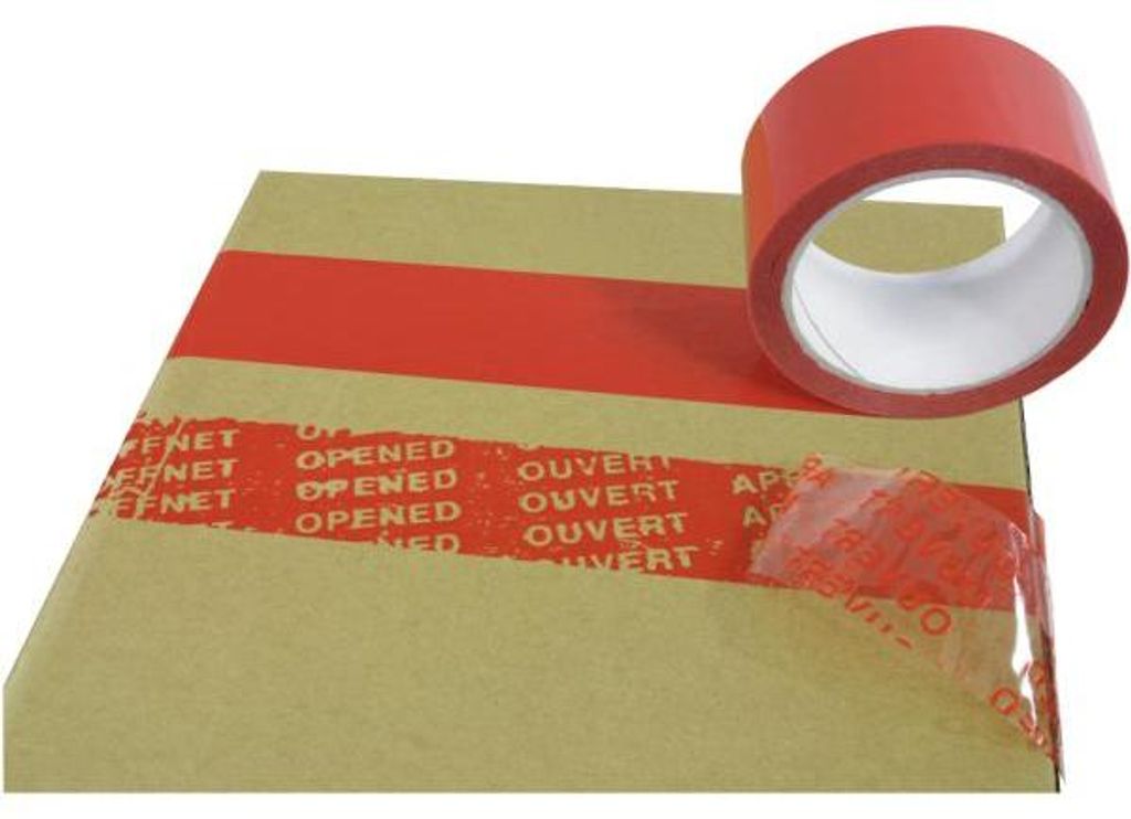 Security Tape, Fälschungssicheres Sicherheitsklebeband, Polyester, 50 mm x 50 m