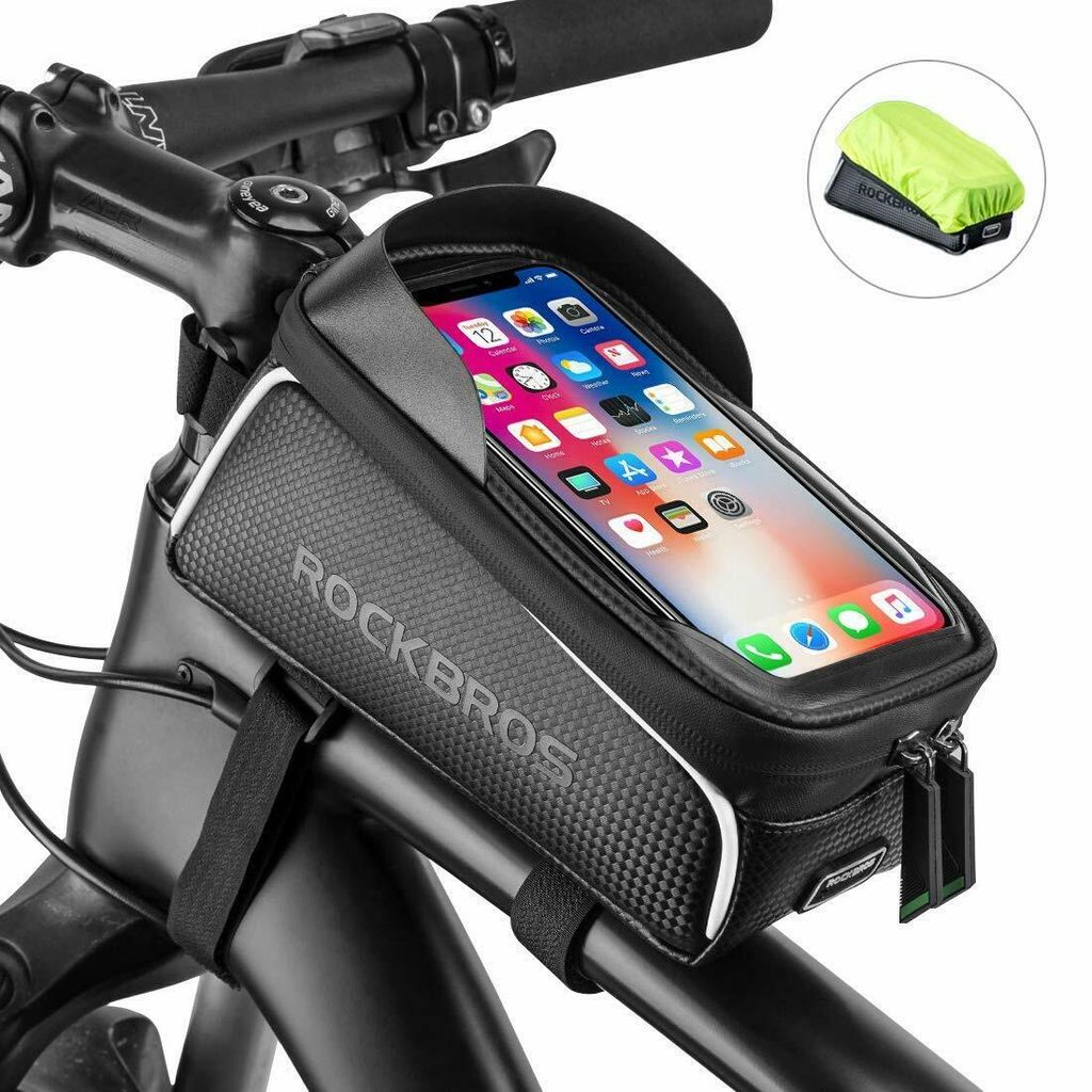 Fahrrad Touch Handy Halterung Fahrradtasche Rahmentasche Wasserdichte MTB Bike 