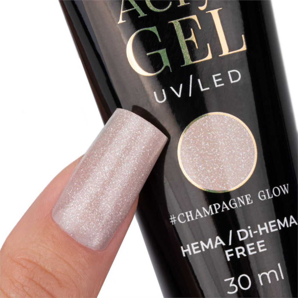 Molly Nails Polygel AcrylGel Aufbaugel Champagne Glow 30 ml Produktbild 