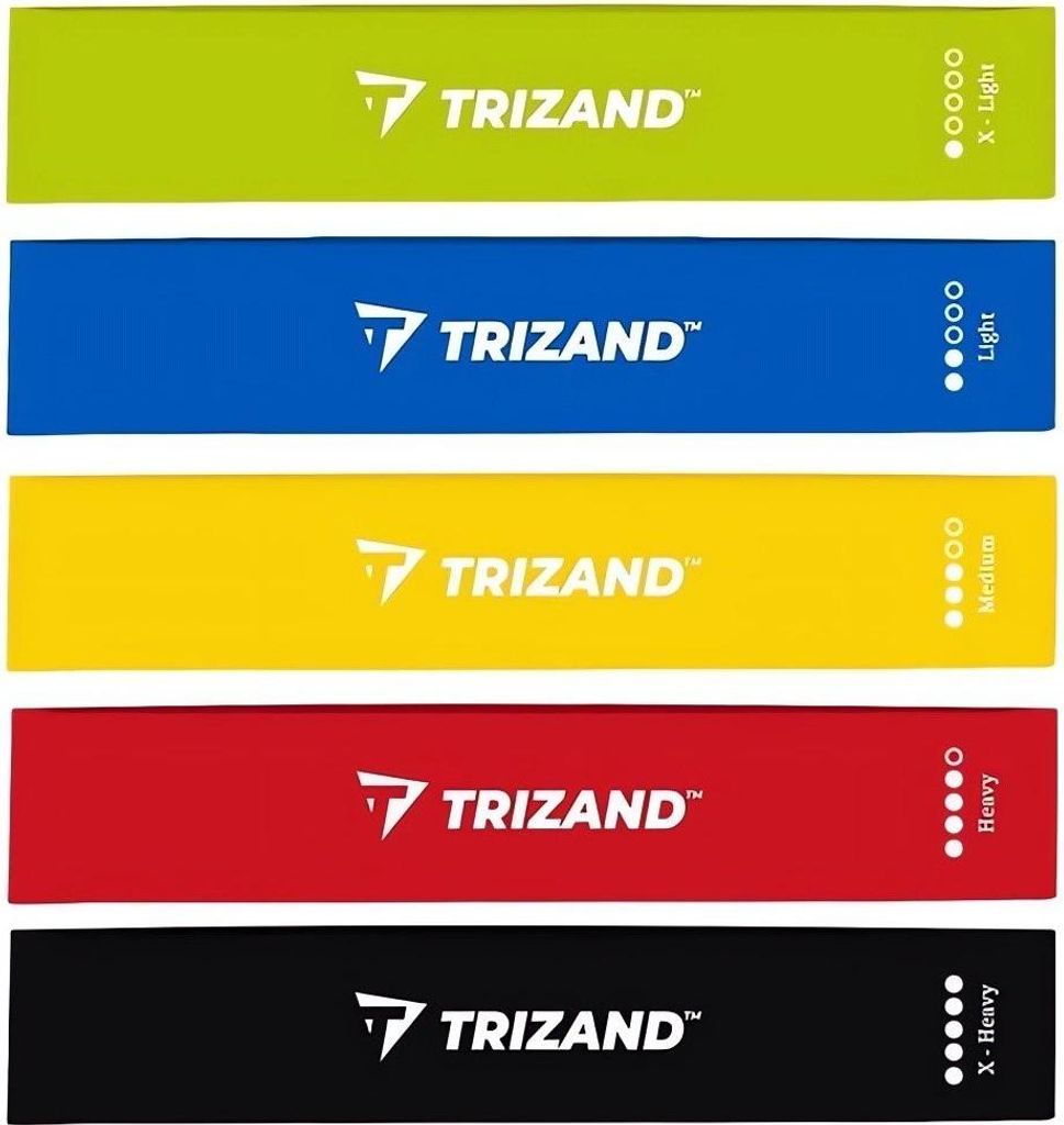 Trizand Sada cvičebních pásů - 5 kusů 21955 Obrázek produktu 
