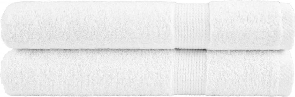Premium Handtücher SOLUND 2 Stk. Weiß 100x200 cm 600 g/m²