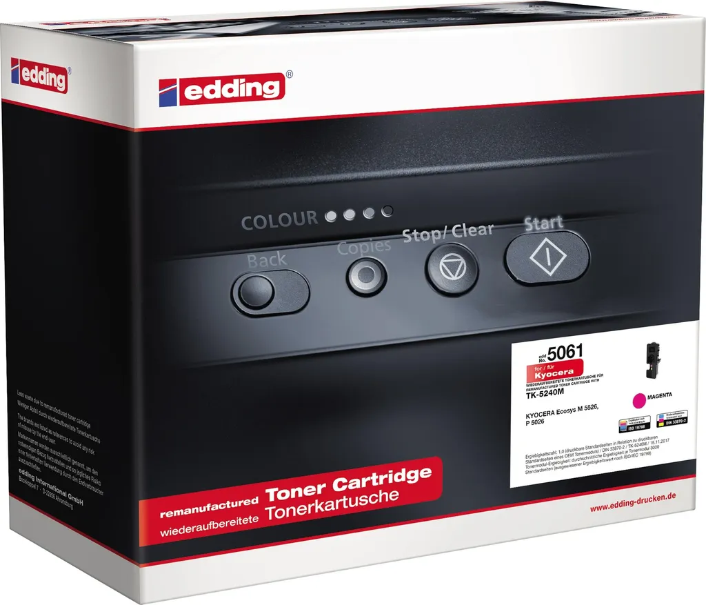 Toner Magenta Edding 18-5061: L'Alternativa per Kyocera TK-5240M