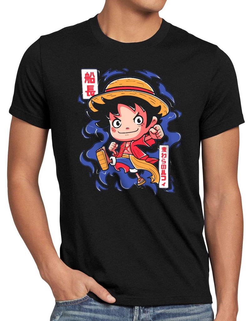 style3 Luffy The King Of The Pirates Herren T-Shirt