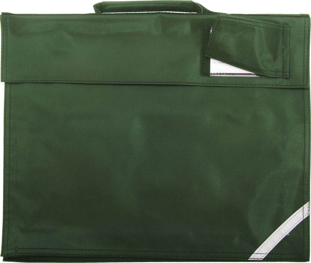 Quadra Jugend Büchertasche - 5 Liter (2 Stück/Packung) BC4340 (Einheitsgröße) (Flaschengrün)