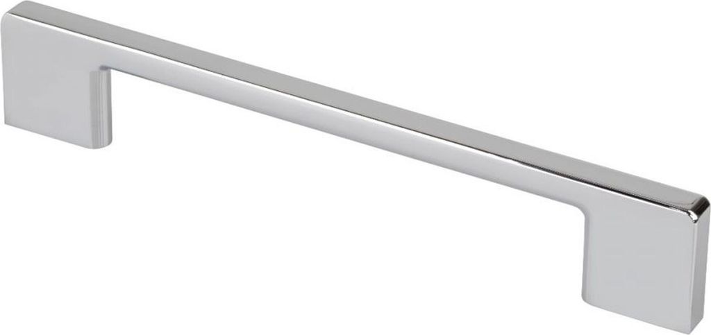 Möbelgriff BA 192mm Küchengriff Chrom glänzend Badmöbelgriff Easy