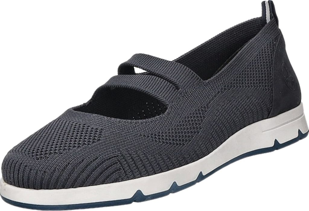 Rieker Ballerinas - Blau Textil : Normal : 42 Größe: 42 Weite: Normal