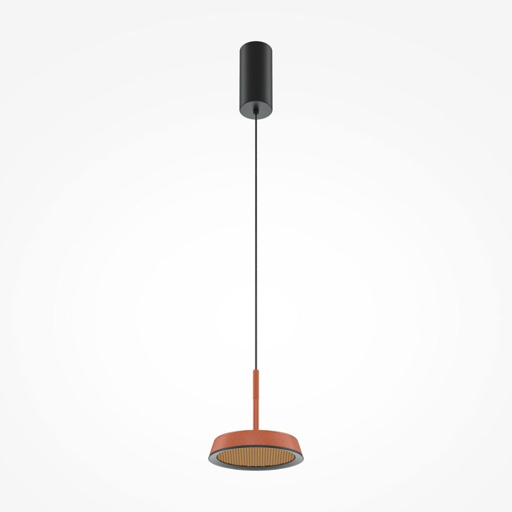 Hängelampe Aluminium LED Ø 15,3 cm H: max. 327 cm Schwarz Produktbild 