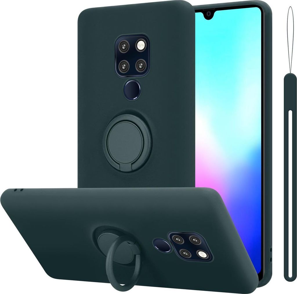 Cadorabo Hülle für Huawei MATE 20 Schutz Hülle in Grün Handyhülle TPU Etui Case Cover