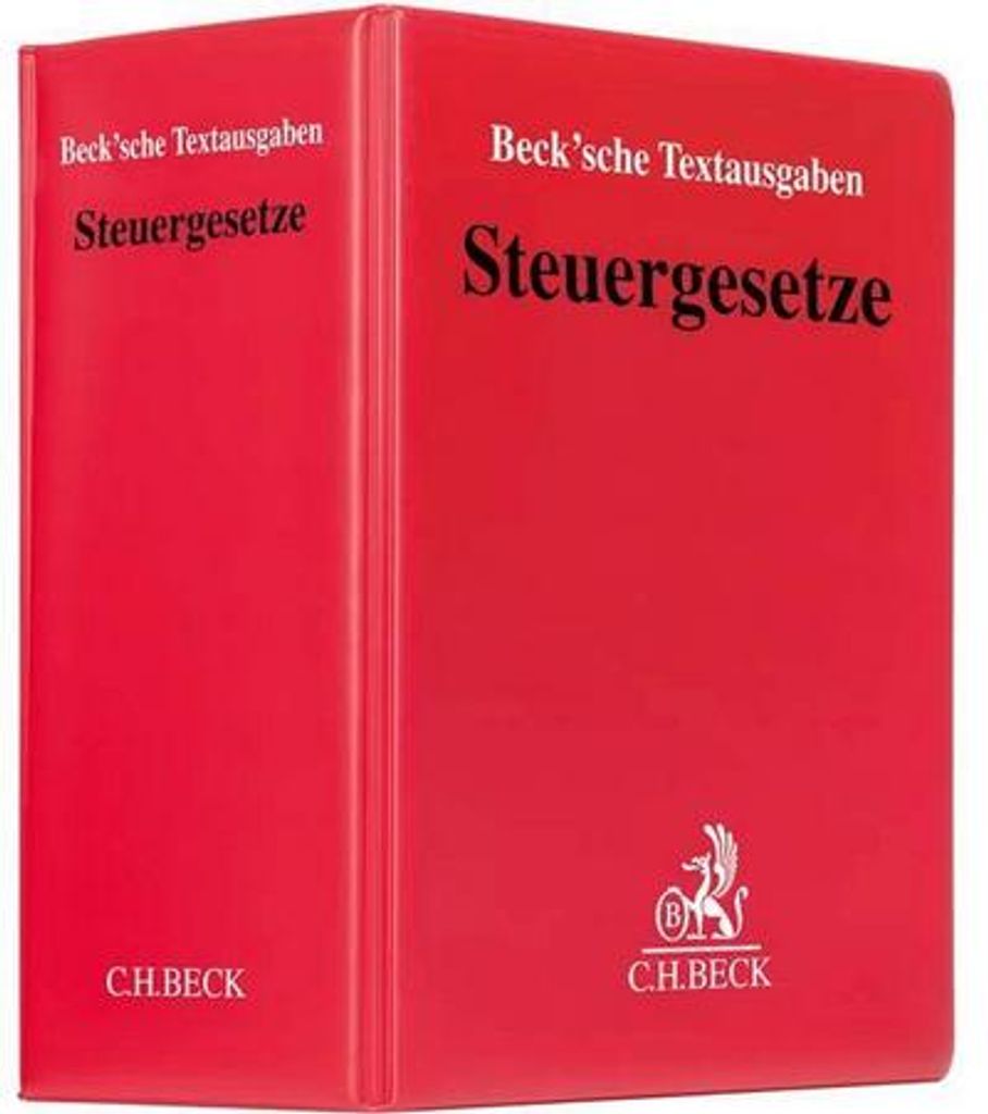 Steuergesetze (ohne Fortsetzungsnotierung). Inkl. 218. Ergänzungslieferung