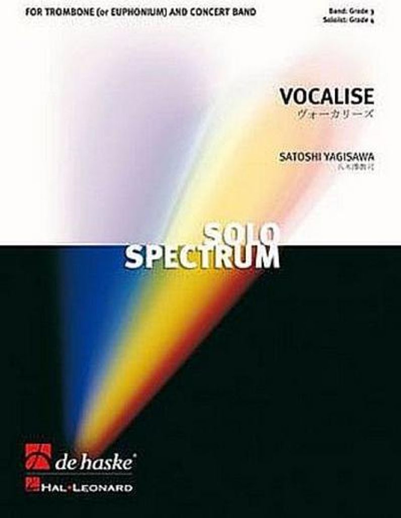 Satoshi Yagisawa VocaliseConcert Band/Harmonie and Trombone
