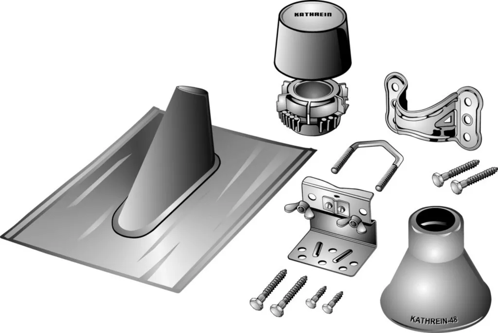 Kathrein ZTS 148 20410074 Kit de montage sur mât pour antenne satellite