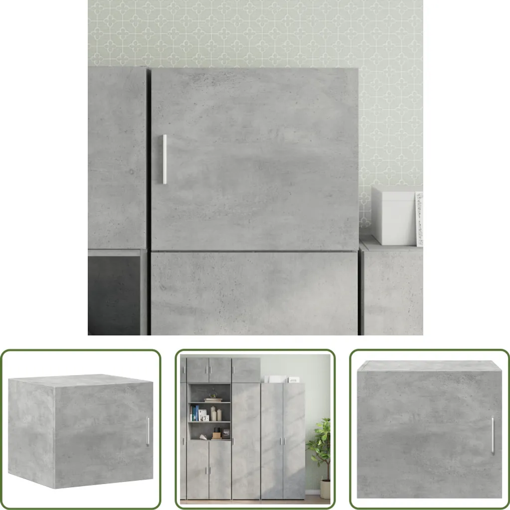 Trasforma la tua Parete: Armadietto Grigio Cemento 45x42,5x40 cm