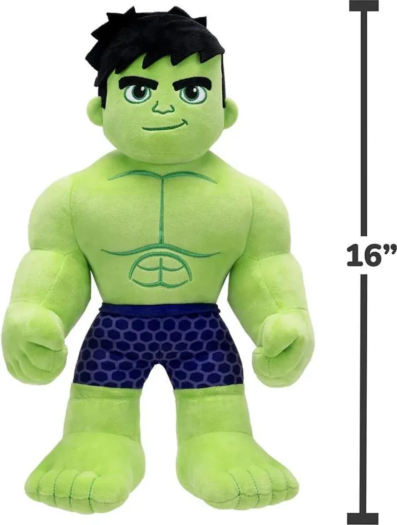 Peluche Disney Hulk Marvel pour Enfant - Doudou Vert Taille Unique 30cm - 5