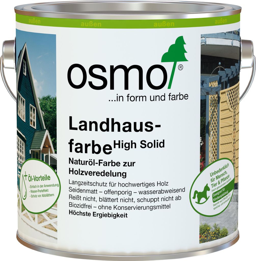 OSMO Landhausfarbe -2203 Fichten-Gelb-25 Liter