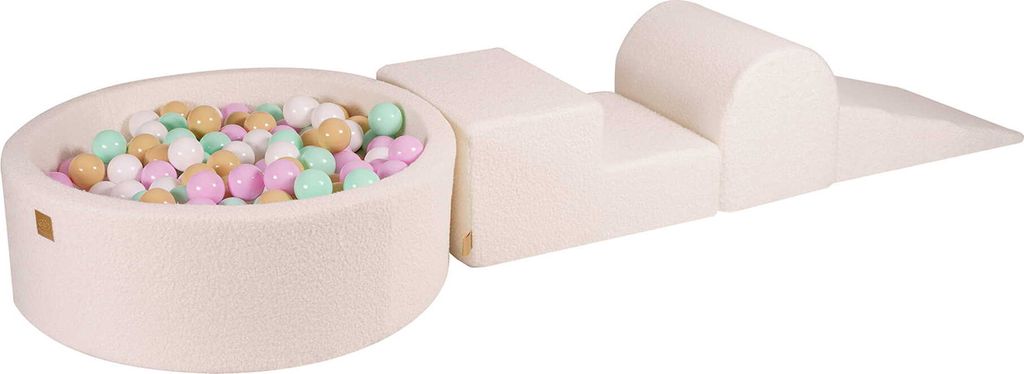 Pěnové stavební kostky pro děti s bazénkem na míčky – měkké Obrázek produktu 