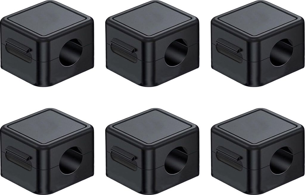 Stück magnetische Kabelclips, verbesserter selbstklebender Kabelhalter für Schreibtisch, Nachttisch, Auto, Kabel-Organizer für das Home-Office, ...