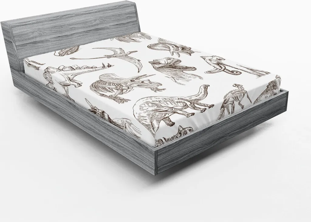 Lenzuolo Angoli Dinosauri 180x200 ABAKUHAUS - Qualità Garantita