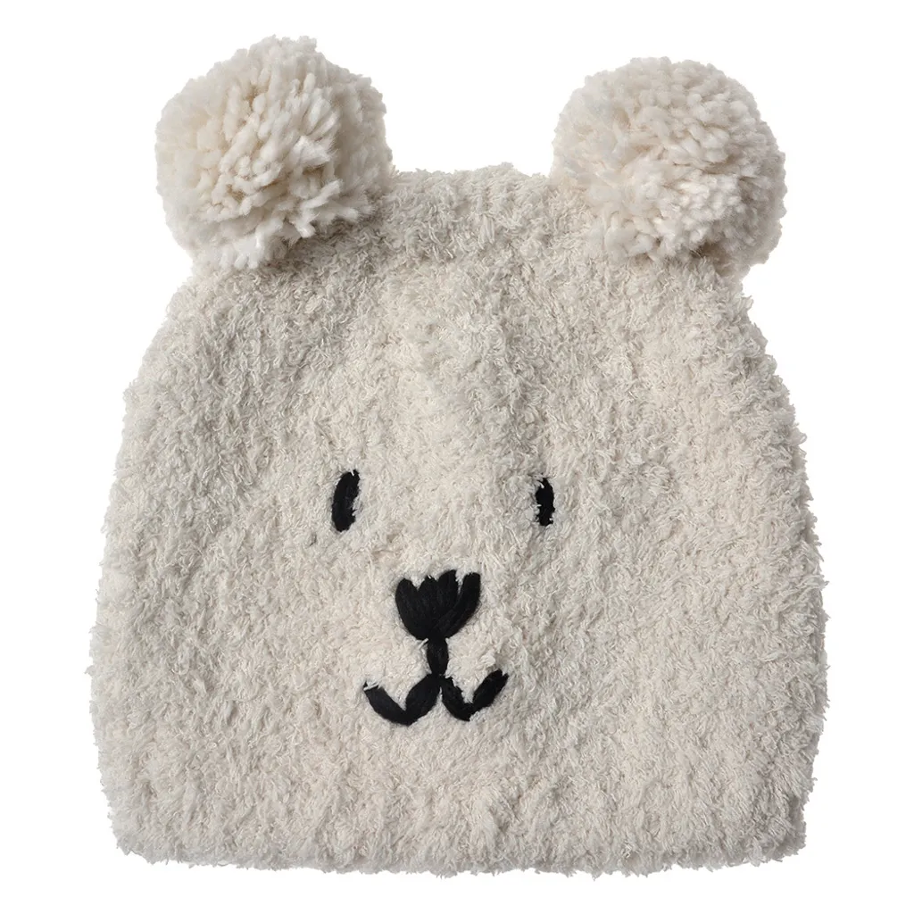 Clayre & Eef Cappello Bambino Orso Bianco - Idea Regalo Invernale