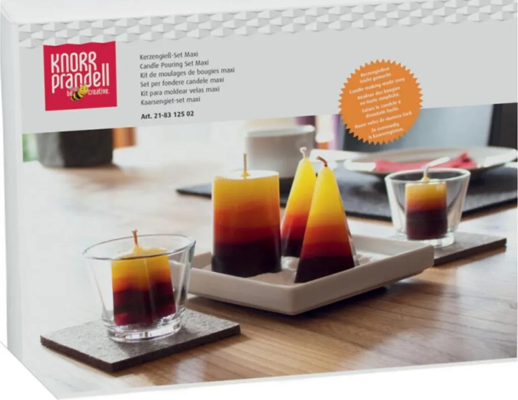 KNORR prandell Set de moulage de bougies Maxi Set complet créatif DIY