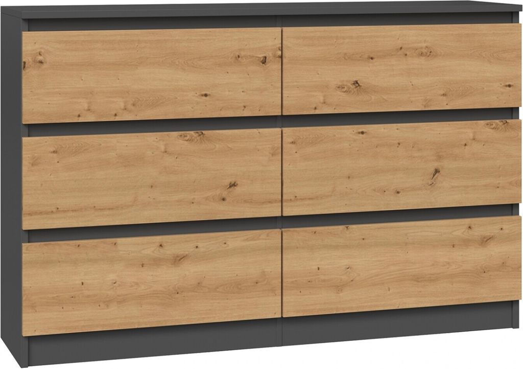 Cassettiera a cassetti larga TAAVI - rovere artisan / Immagine del prodotto 