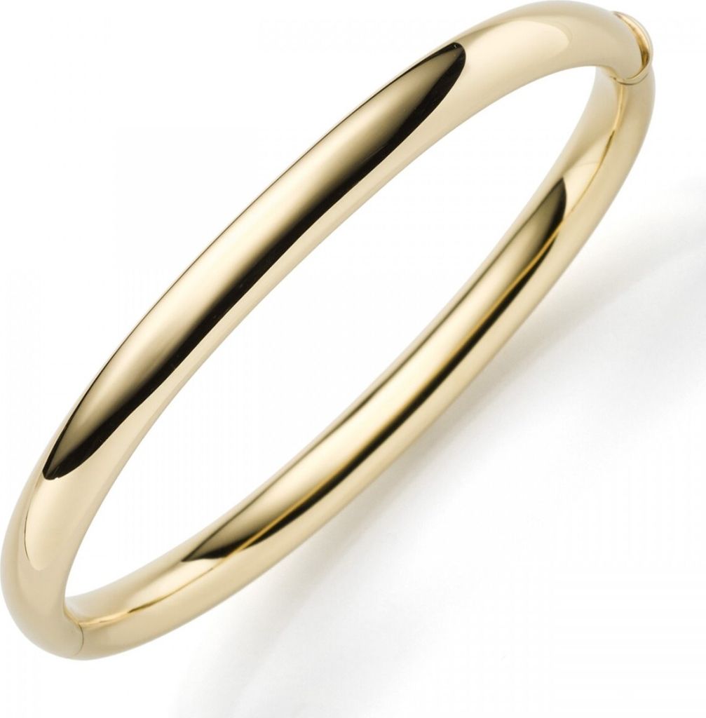 Armreif Armband Armschmuck aus 585 Gold Gelbgold 6mm breit Damen Goldarmreif