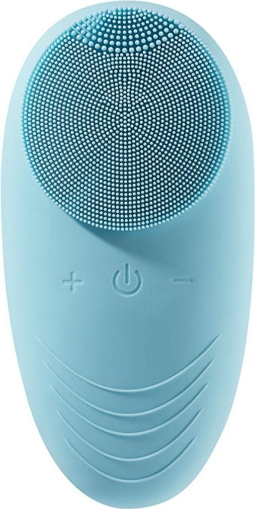 INF Silikon Gesichtsreinigungsbürste - Elektrisch, 5 Stufen, IPX7 Wasserdicht Blau
