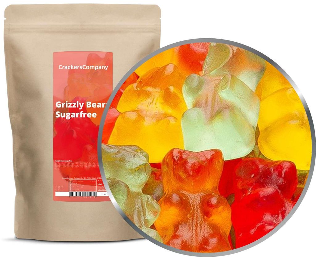 CrackersCompany Zuckerfreie Grizzly-Bären (Grizzly Bears Produktbild 