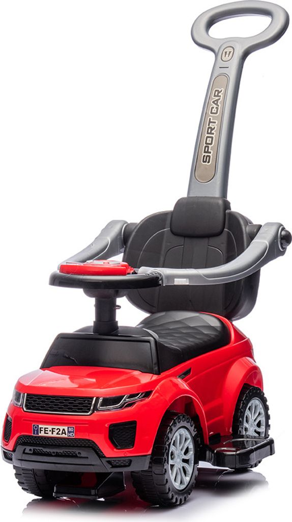 Billy Lauflernwagen mit Schiebestange Mora Rot